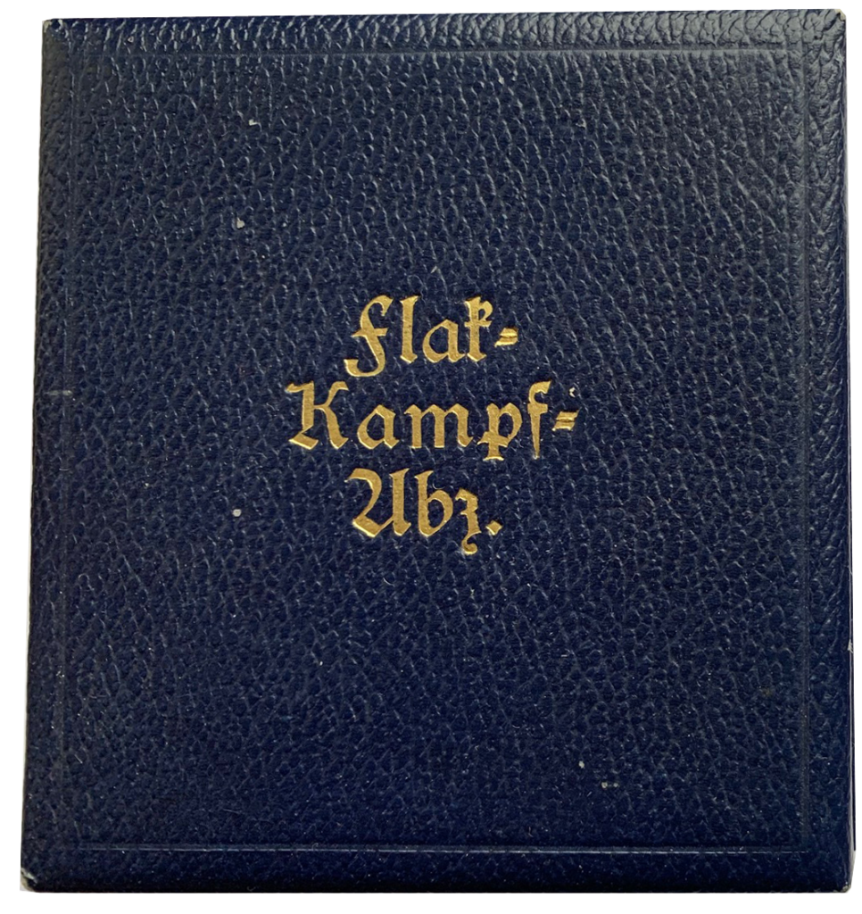 Etui für das Flakkampfabzeichen der Luftwaffe